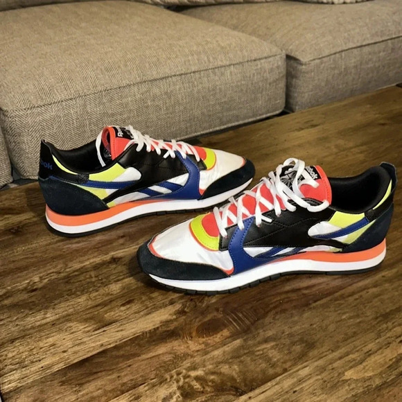 REEBOK Men Classic Leather Course Running A Pied GX2846 Multi SZ 12 Sneaker/Shoe - Picture 8 of 17